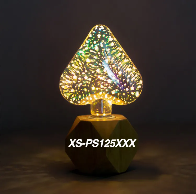 Rainbow Color-Changing Glass LED Bulb